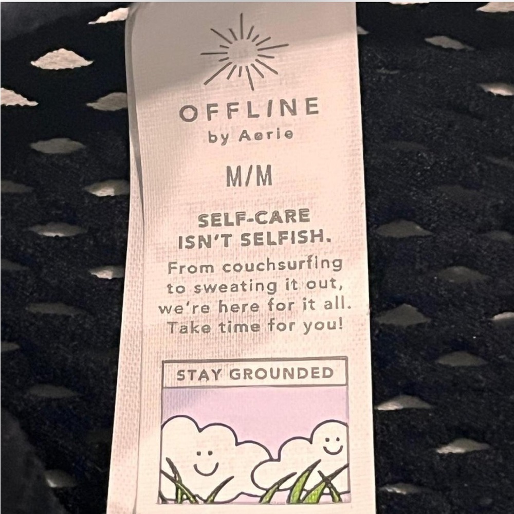 NWT Aerie OFFLINE Seamless Black Athletic Romper Size Medium - Picture 6 of 7